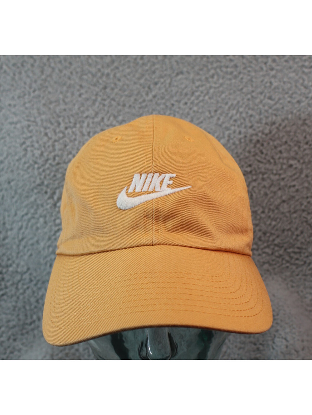 Nike Dri-Fit Women L / XL Orange Ball Cap Hat Golf Tennis